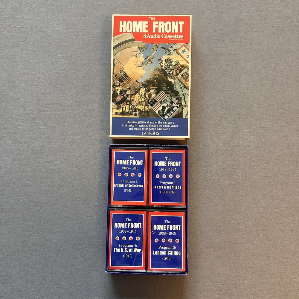 The Home Front 1938-1945 in Dolby B Stereo (8 Audio Cassette Tapes) New Sealed - Picture 5 of 6